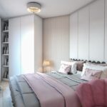 projekt sypialni w pastelowych kolorach