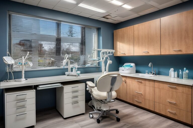 szafki w gabinecie stomatologicznym