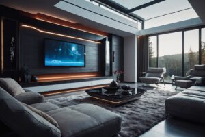 nowoczesny projekt salonu