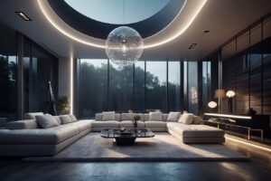 Nowoczesny: Przestrzeń z czystymi liniami