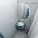 projekt łazienki dla gabinetów stomatologicznych