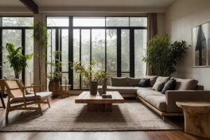 projekt wykorzystuje naturalne i odnawialne materiały