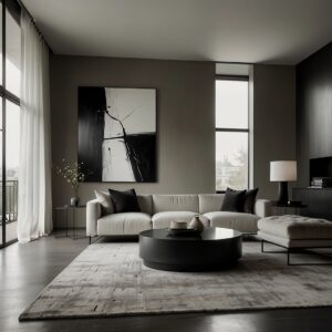 minimalistyczny salon inspiracja