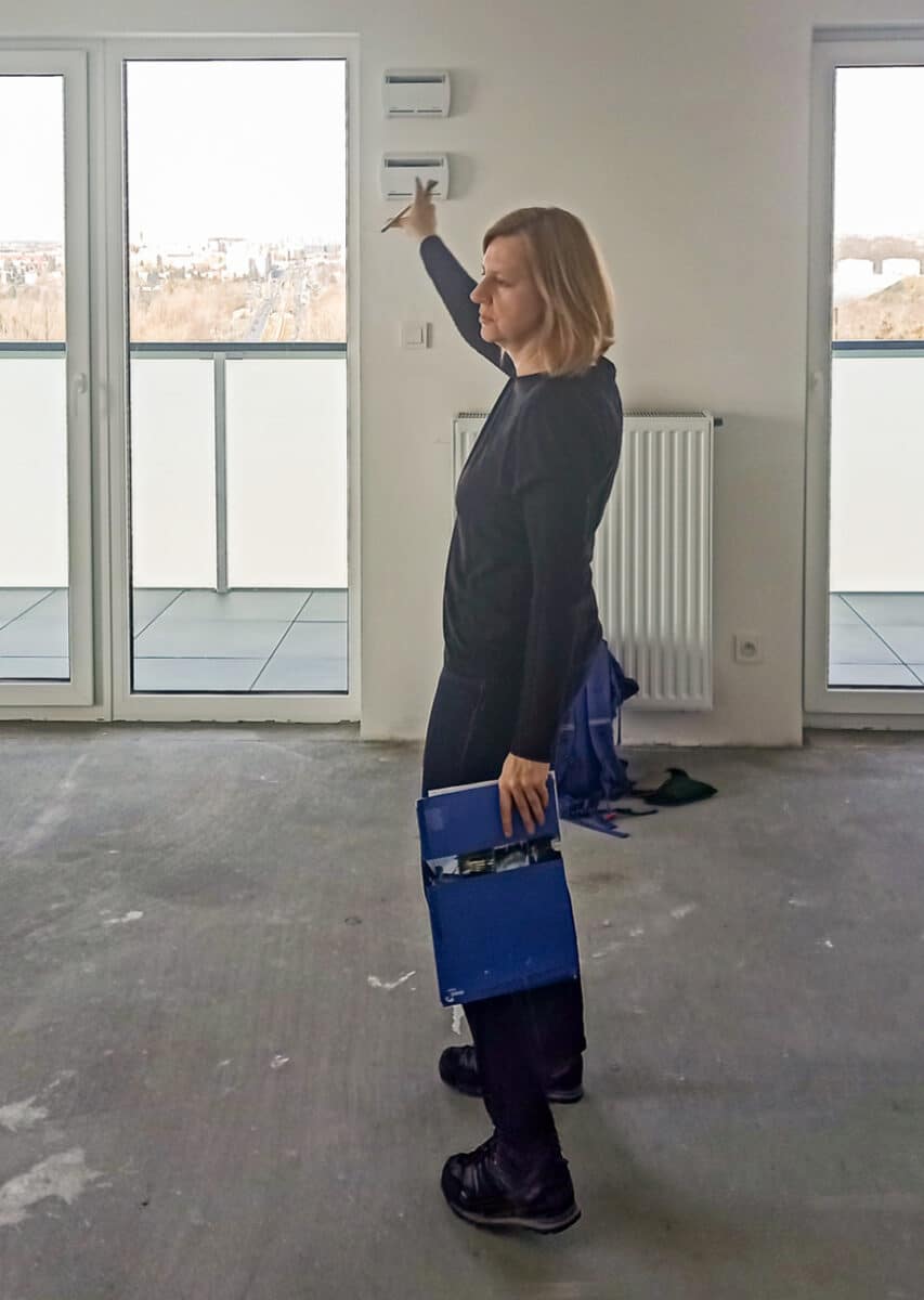 Architektki Abrys podczas wizyty na budowie — koordynacja i odbiory