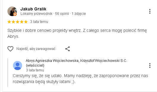 Referencje Abrys &ndash; Jakub