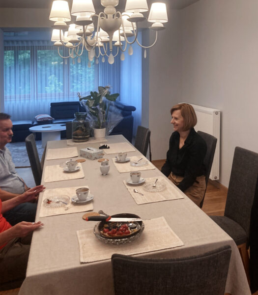 projektantki Abrys z wizytą na zakończcenie prac remontowych